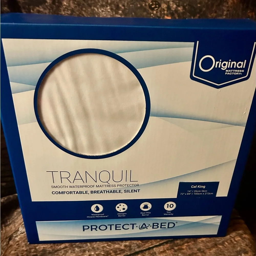 Original Mattress Factory Protect-A-Bed Tranquil Mattess Protector-Cal King Size